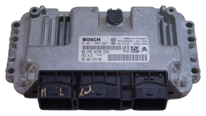 Citroen Peugot ECU 0261208907 9662227480 VIRGIN ECU + PIN