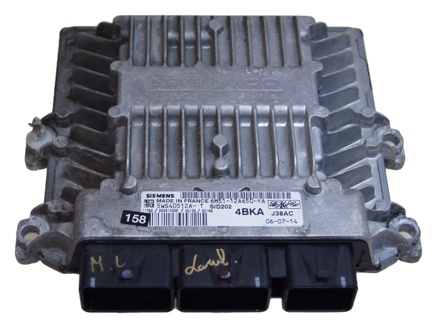 Ford Focus 1,8 TDCI ecus 6M51-12A650-YA 5WS40512A-T 4BKA 6M5112A650YA