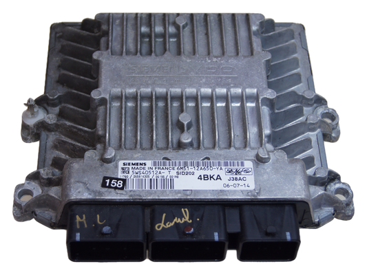 Ford Focus 1,8 TDCI ecus 6M51-12A650-YA 5WS40512A-T 4BKA 6M5112A650YA