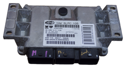 Engine control unit ECU Peugot 207 1.4 MAGNETI MARELLI  IAW 6LPC.105