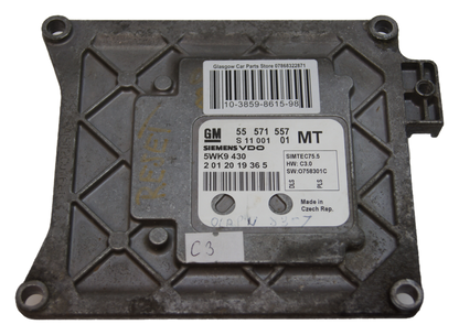 VAUXHALL OPEL ASTRA H ZAFIRA B 1.6  ECU 55571557 MT.RESET