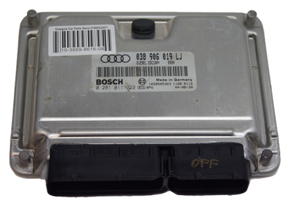 AUDI A4 1.9 TDI  ECU PLUG & PLAY IMMO OFF 038906019LJ 0281011222.