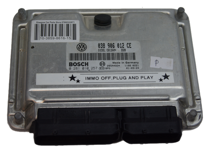 Skoda  1.9 sdi  ECU 038906012CE 0281010257 IMMO OFF PLUG AND PLAY