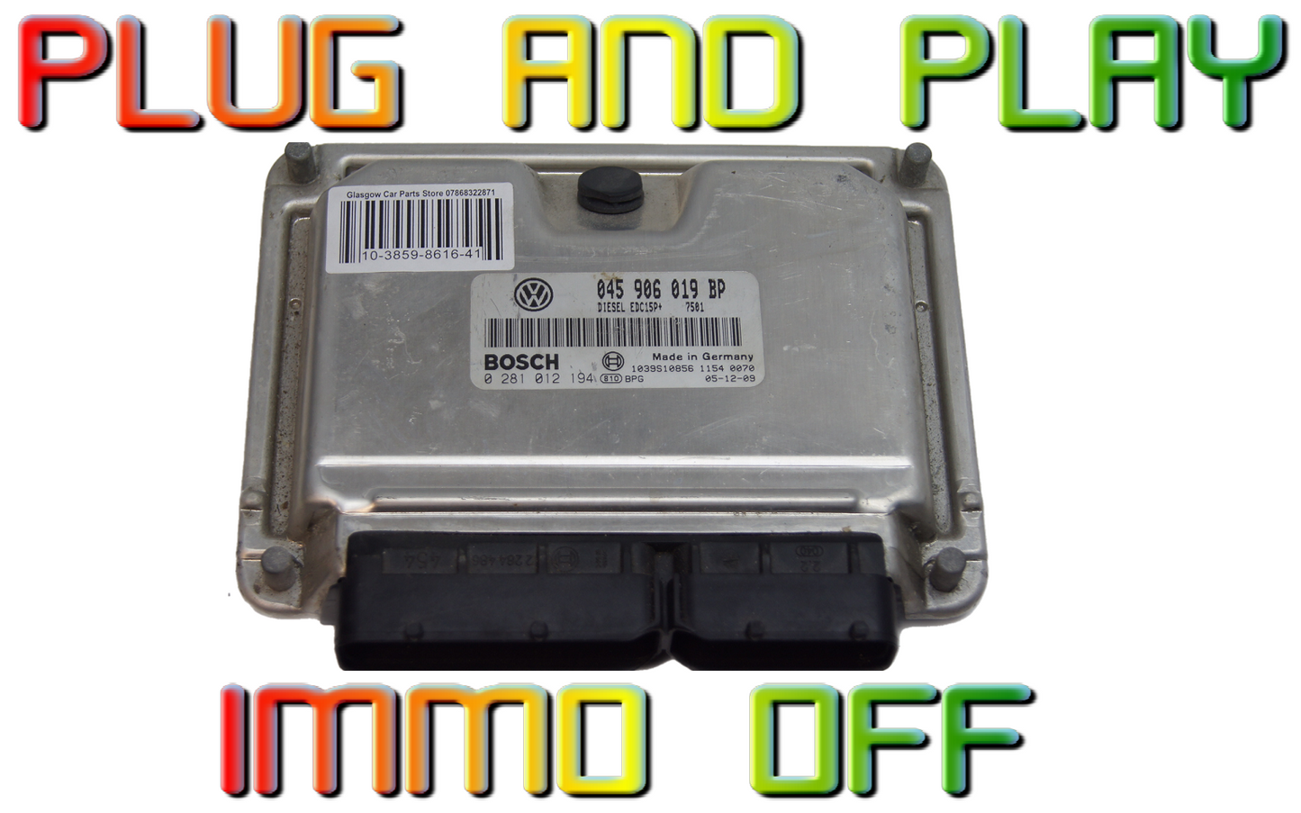 VW ECU PLUG & PLAY IMMO OFF  045906019BP 0281012194