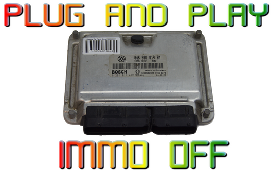 VW Skoda ECU 0281011412 045906019 BM IMMO OFF