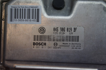 VW SKODA AUDI SEAT ECU 0281011241 045906019BF IMMO OFF