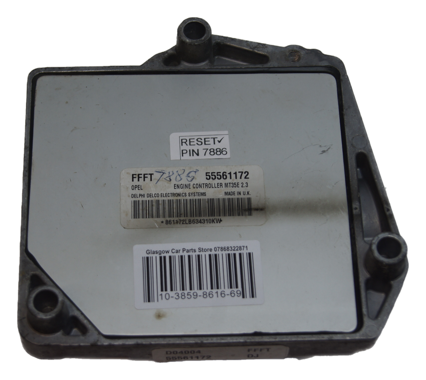 ECU VAUXHALL MT35E 2.3  FFFT 55561172 RESET AND PIN.