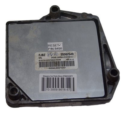 ECU VAUXHALL FJBZ 55562549 MT35E 2.3 .RESET AND PIN