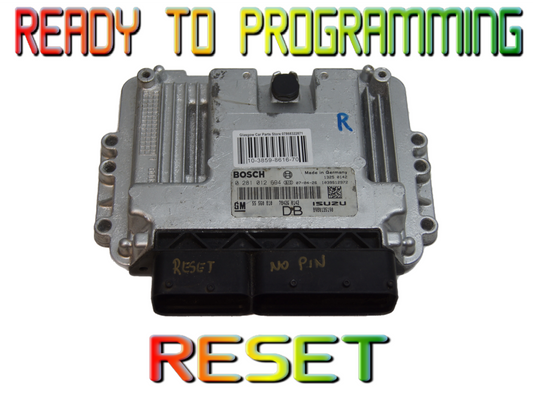 VAUXHALL ECU BOSCH 0281012694 55560810 1039S12972 . RESET VIRGIN.