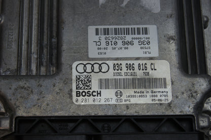 AUDI ECU 0281012267 03G906016CL IMMO OFF PLUG & PLAY