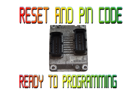 VAUXHALL CORSA Z10XEP ECU 24420558 QB 0261207720 reset and pin