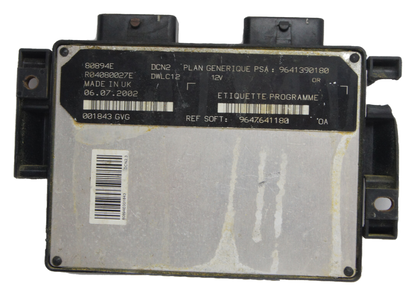 Peugeot Partner ECU 9641390180 9646260280 DCN2.