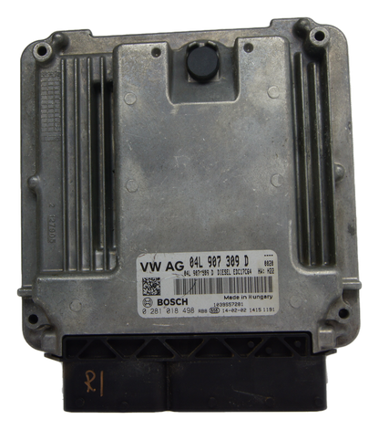 VW SEAT 2.0 DIESEL ENGINE ECU 04L907309D 0281018498 EDC17C64