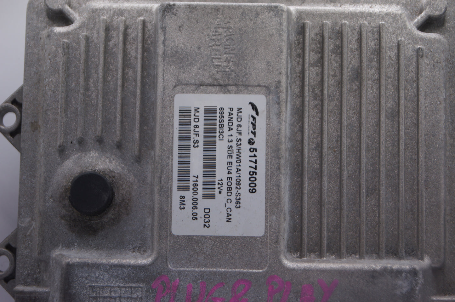 Fiat Punto 1.3JTD 51775009 MJD6JF.S3 / HW01A PLUG AND PLAY SELF-CODING.