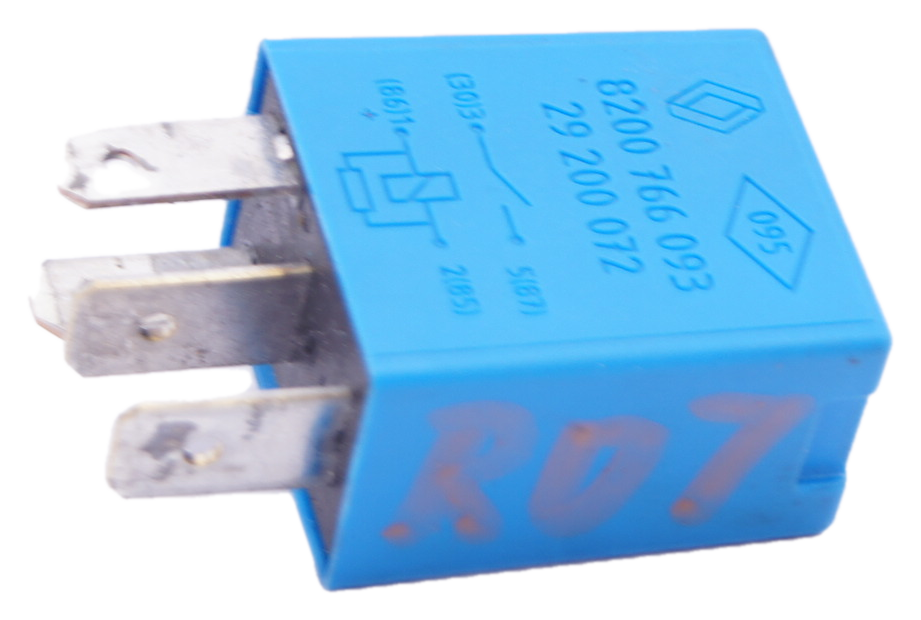 Renault 8200766093 (2001-2014) Multi-Use 4-Pin Blue Relay 29200072 20A 12V.