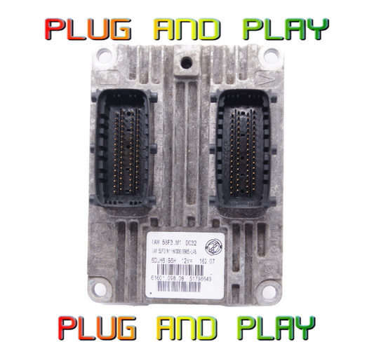 Fiat ECU IAW5SF3.M1 HW300 0905-L48 Plug & Play 51798649.