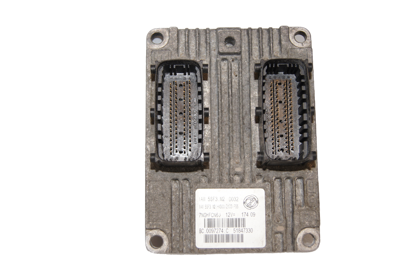 GENUINE FIAT GRANDE PUNTO 1.4 ECU - IAW 5SF3 M2 / 51847330 PLUG & PLAY