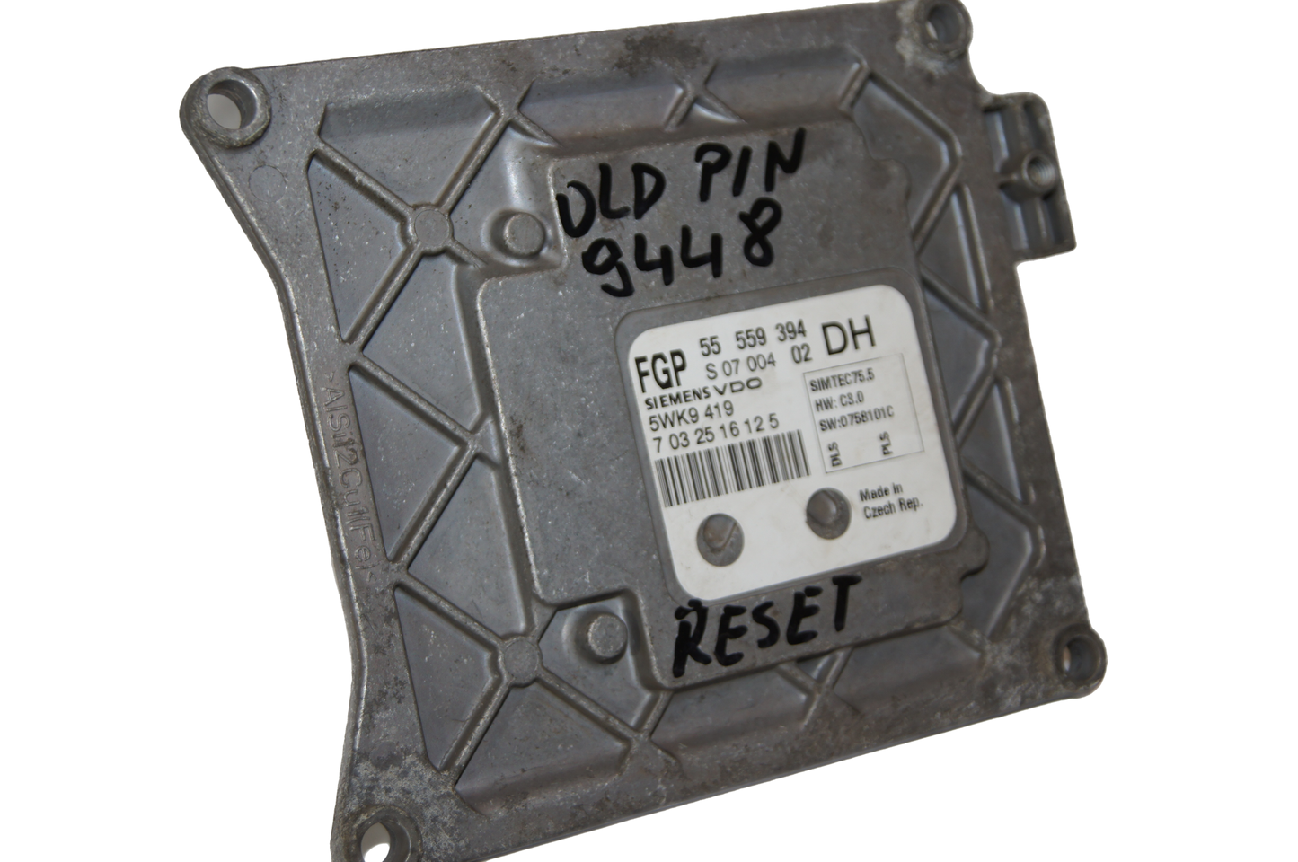 Vauxhall Opel Astra H ECU 55559394 DH 1.6 Z16XER .RESET VIRGIN.