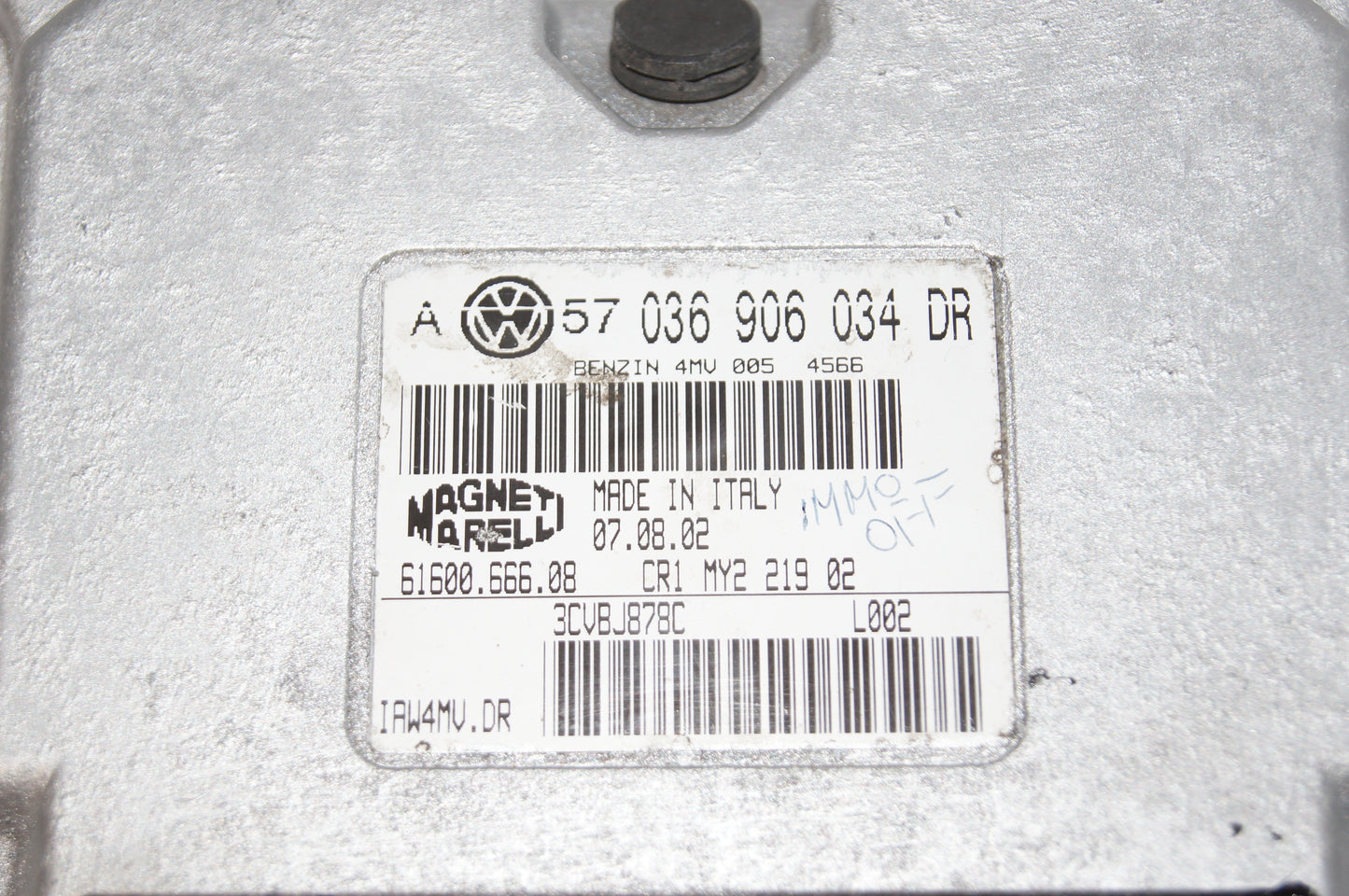 036906034DR IAW4MV.DR IMMO OFF ECU VW SEAT 1.6