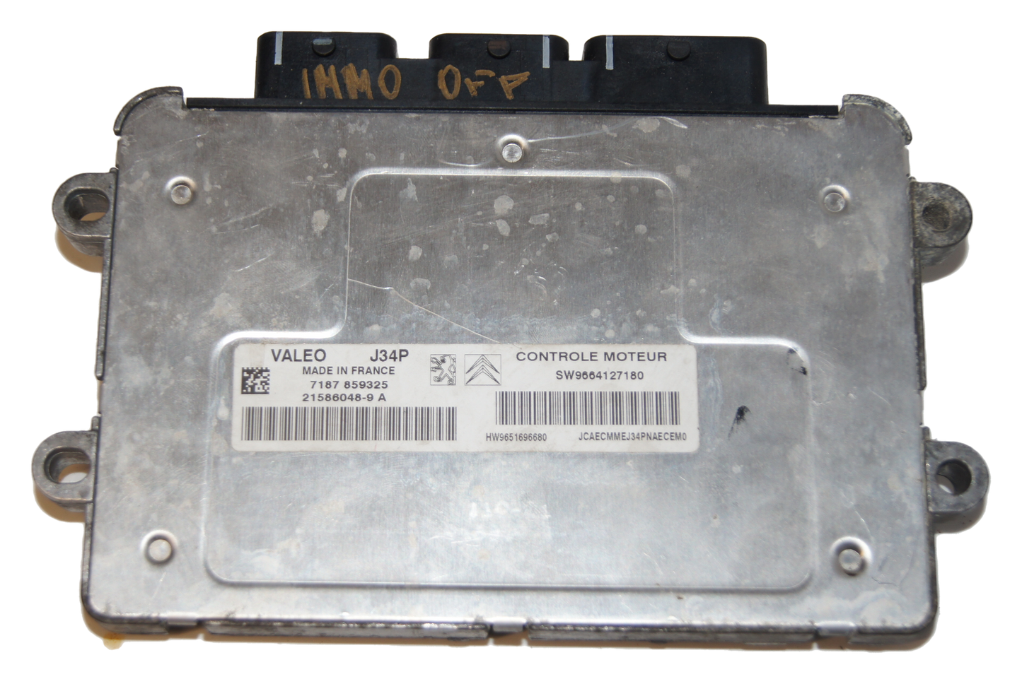 ECU VALEO  J34P SW9664127180 IMMO OFF