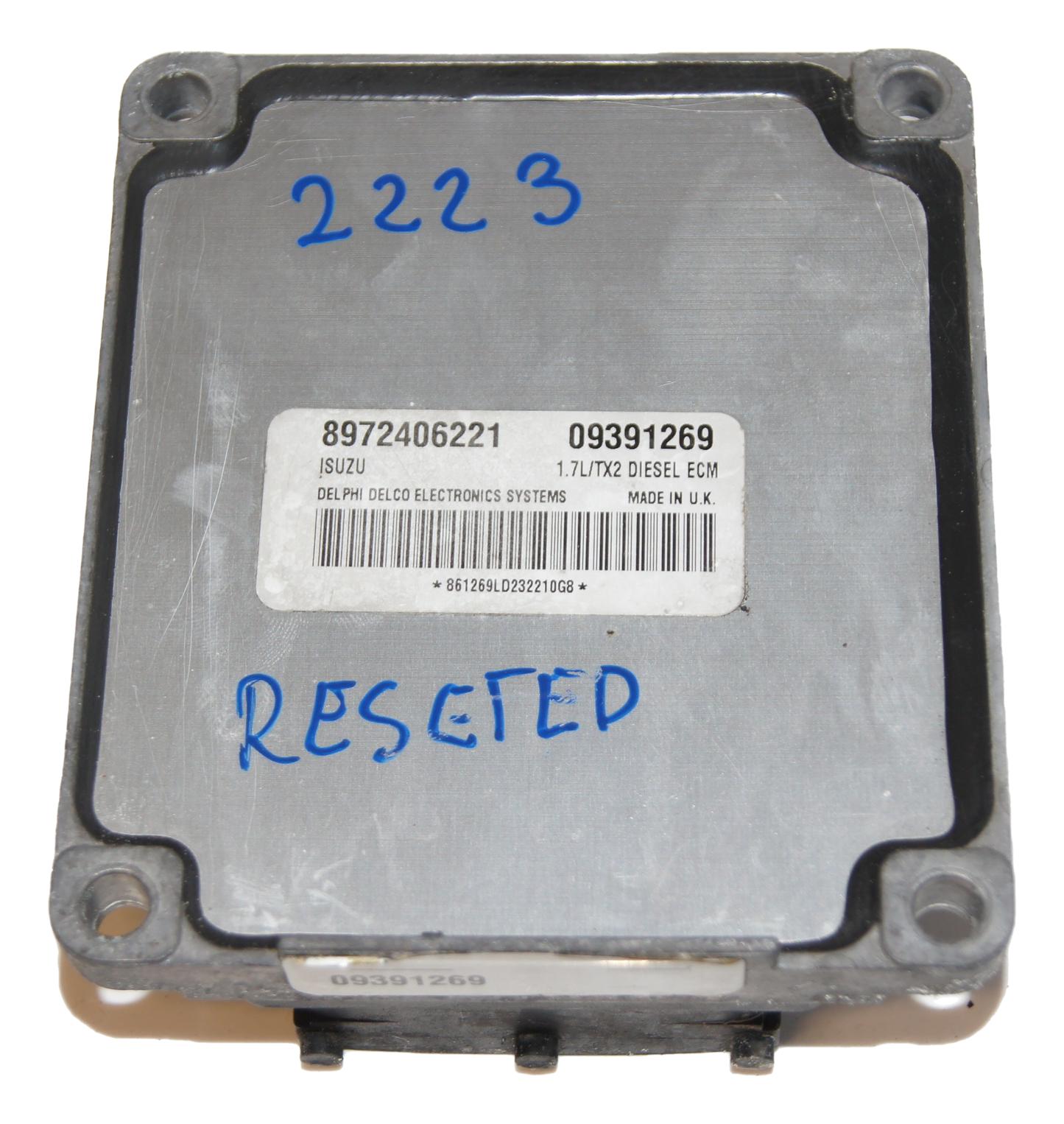 Copy of Opel Vauxhall  Corsa Astra Meriva 1.7 ECM ECU 09391269 8972406221 RESET