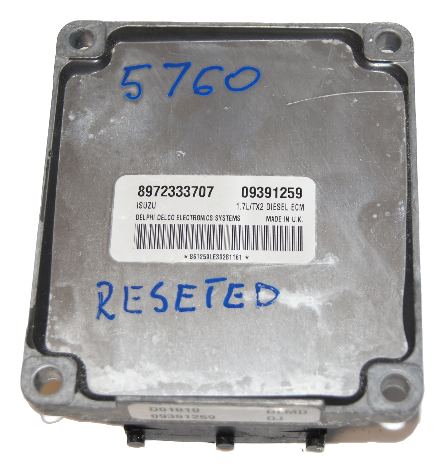 ECU Vauxhall Astra, Zafira ,Corsa 1.7 Diesel ECU/ECM  8972333707 09391259.RESET