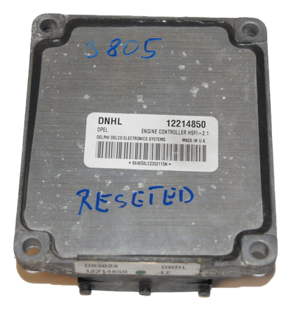 Opel Vauxhall  HSFI-2.1 ECU DNHL 12214850. RESET