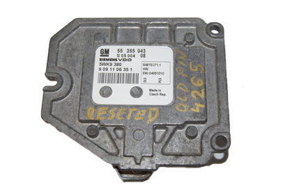 55355043 5WK9380 OPEL / VAUXHALL  ECM ,ECU RESET