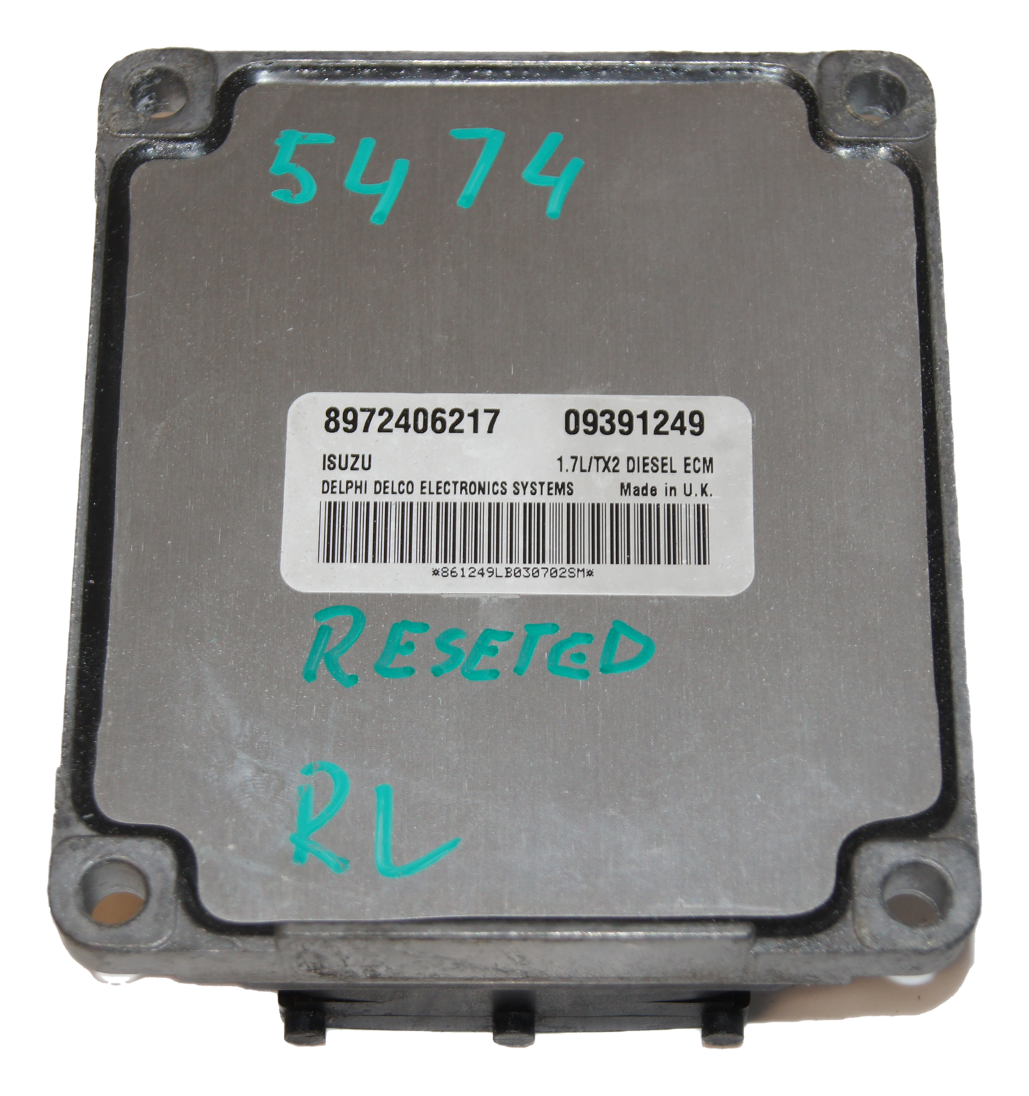 Opel Vauxhall ECU Engine Control Unit 8972406217 09391249 .RESET .(VIRGIN)