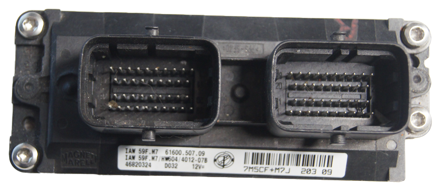 ECU FIAT IAW59F.M7 HW604  46820324  VIRGIN PLUG AND PLAY.