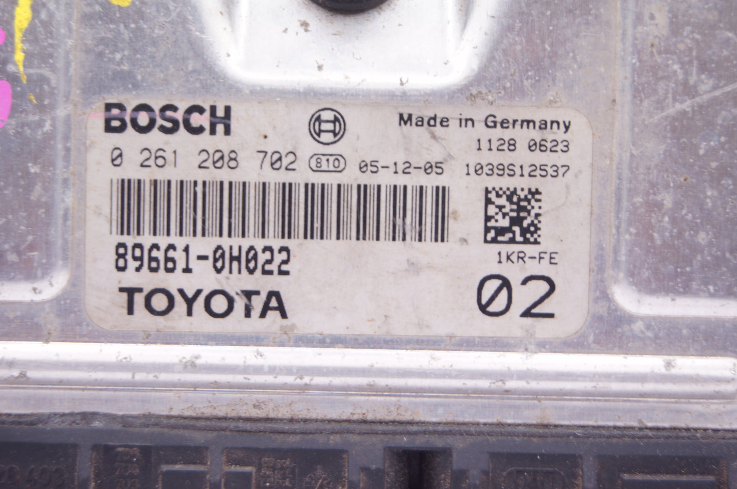 TOYOTA AYGO ECU 896610H022 0261208702 PLUG AND PLAY