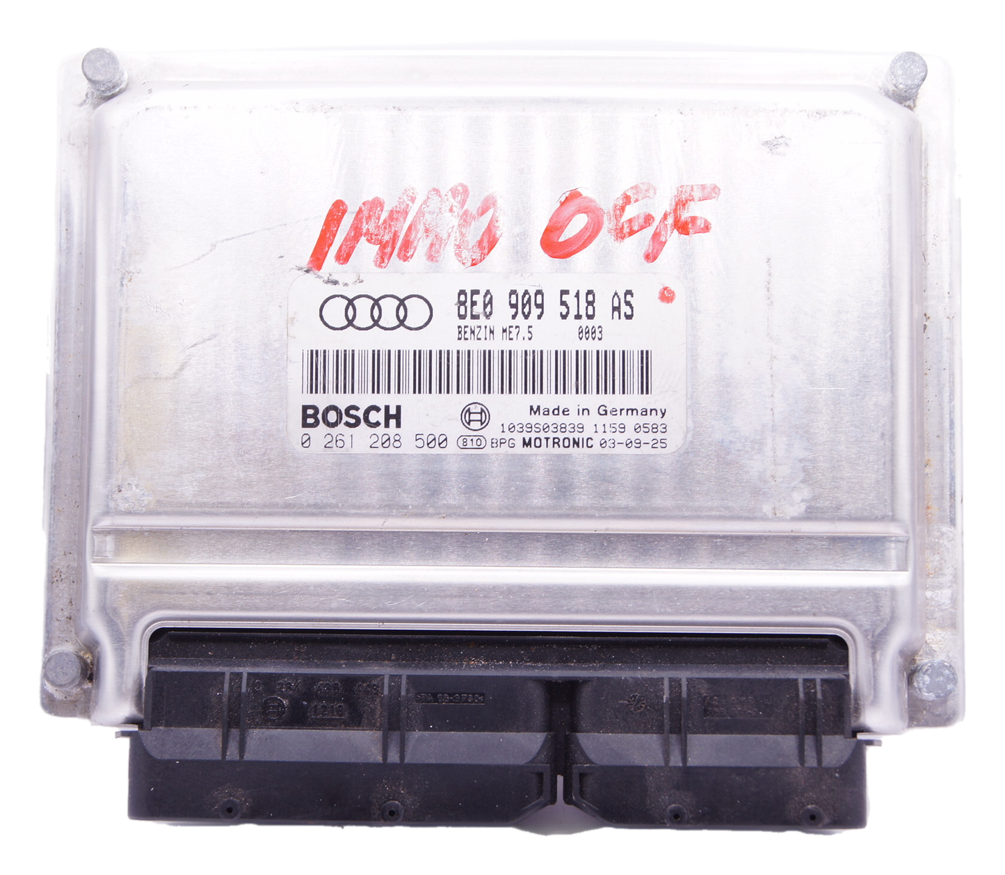 AUDI A4 1.8T BEX ECU PLUG & PLAY IMMO OFF  8E0909518AS 0261208500