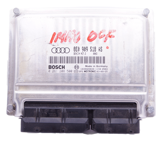 AUDI A4 1.8T BEX ECU PLUG & PLAY IMMO OFF  8E0909518AS 0261208500