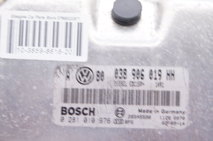 VW  1.9 TDI Engine Control ECU 038 906 019 HH  038906019HH PLUG AND PLAY .IMMO OFF