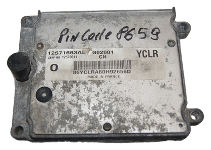 Vauxhall  ECU 12571663AL YCLR and pin code .