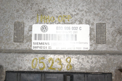 Vw Polo engine control unit 1.2L Ecu 03D 03D906032C 5WP40124.IMMO OFF