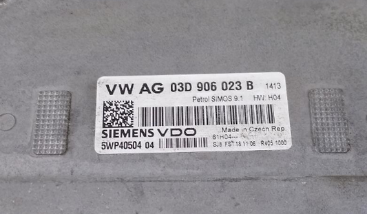 VW FOX 1.2 PETROL ENGINE CONTROL ECU 03D906023B .FILE IMMO OFF.