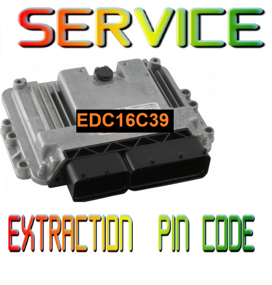 EXTRACTION OF PIN CODE ECU VAUXHALL EDC16C39