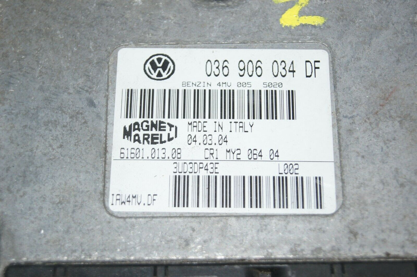 VW SKODA FABIA 1.4 16V ENGINE ECU MODULE 036906034 DF 036906034DF IAW4MV.DF