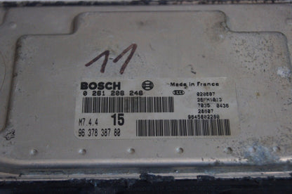 Peugeot Citroen ECU Bosch 0261206246 9637838780 0 261 206 246  DAYS WARRANTY