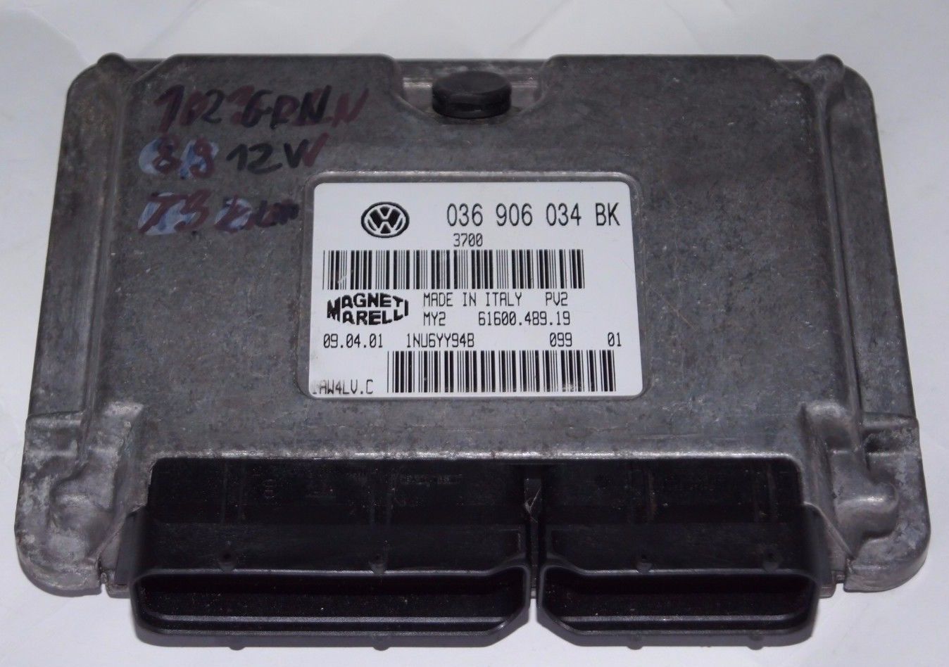 036906034BK FABIA 1.4 ENGINE ECU VW SKODA 6160048918 IAW4LV.C .