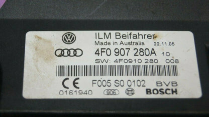 AUDI A6 / C6 ONBOARD POWER SUPPLY CONTROL MODULE 4F0907280A 4F0910280