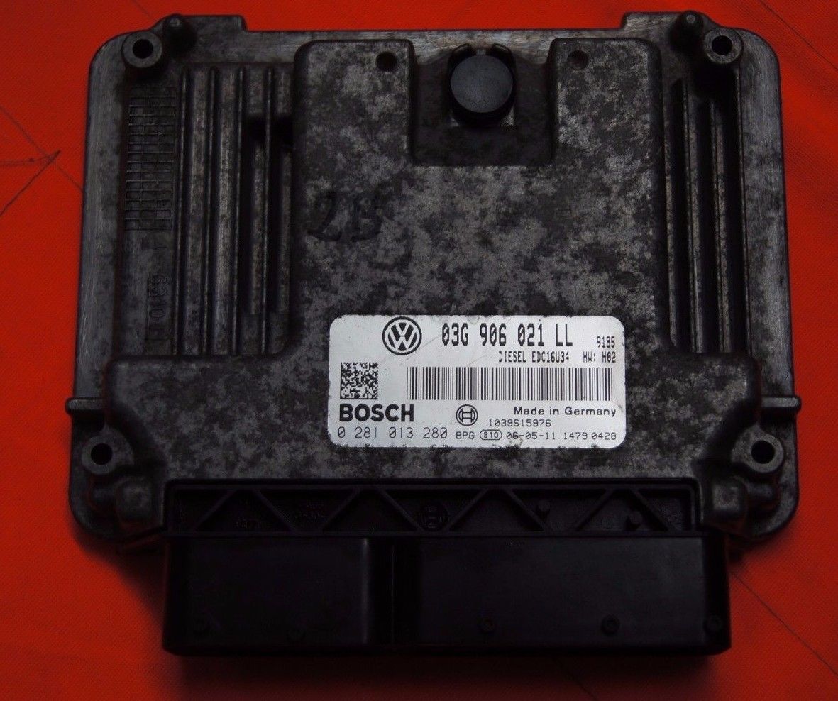 SEAT LEON  2.0 TDI ENGINE CONTROL ECU  03G906021LL 0281013280