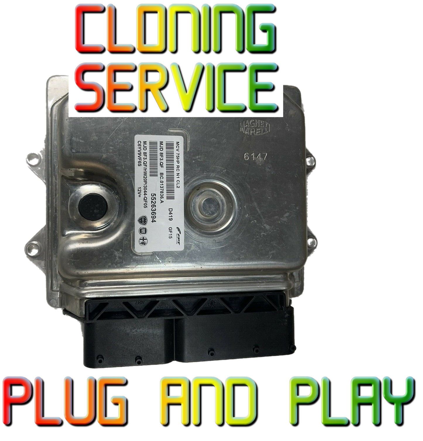 FIAT/ CITROEN NEMO / BIPPER / FIORINO 1.3 ECU MJD8F2.F1 cloning service