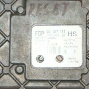 VAUXHALL OPEL ASTRA H 1.6 Z16XER ECU VAUXHALL ENGINE ECU CONTROL MODULE 55355631 VIRGIN ECU. .VIRGIN ECU.