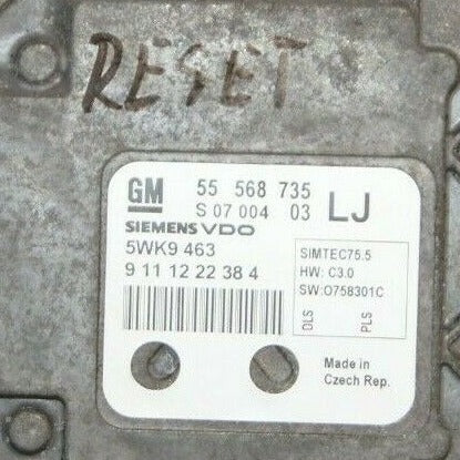 VAUXHALL OPEL 1.6 Z16XEP  ENGINE ECU 55568735 LJ .READY FOR PROGRAMING